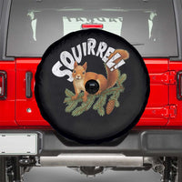 Funny Christmas Squirrel Spare Tire Cover Xmas Vacation Holiday Movie Pine Tree - Wonder Print Shop