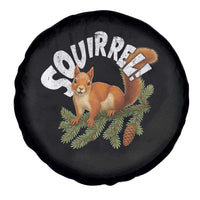 Funny Christmas Squirrel Spare Tire Cover Xmas Vacation Holiday Movie Pine Tree - Wonder Print Shop