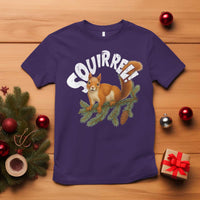 Funny Christmas Squirrel T Shirt Xmas Vacation Holiday Movie Pine Tree - Wonder Print Shop