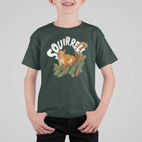 Funny Christmas Squirrel T Shirt For Kid Xmas Vacation Holiday Movie Pine Tree - Wonder Print Shop