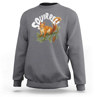 Funny Christmas Squirrel Sweatshirt Xmas Vacation Holiday Movie Pine Tree - Wonder Print Shop