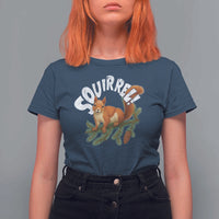 Funny Christmas Squirrel T Shirt For Women Xmas Vacation Holiday Movie Pine Tree - Wonder Print Shop