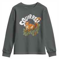 Funny Christmas Squirrel Youth Sweatshirt Xmas Vacation Holiday Movie Pine Tree - Wonder Print Shop