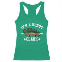 Its A Beaut Clark Racerback Tank Top Funny Christmas Vacation Holiday Movie - Wonder Print Shop