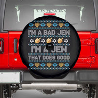 Funny Jewish Hanukkah Spare Tire Cover I Am A Bad Jew I Am A Jew That Does Good - Wonder Print Shop