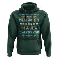 Funny Jewish Hanukkah Hoodie I Am A Bad Jew I Am A Jew That Does Good - Wonder Print Shop