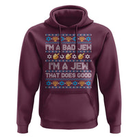 Funny Jewish Hanukkah Hoodie I Am A Bad Jew I Am A Jew That Does Good - Wonder Print Shop
