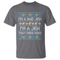 Funny Jewish Hanukkah T Shirt I Am A Bad Jew I Am A Jew That Does Good - Wonder Print Shop