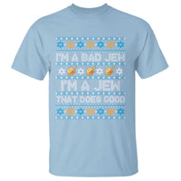 Funny Jewish Hanukkah T Shirt I Am A Bad Jew I Am A Jew That Does Good - Wonder Print Shop