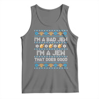 Funny Jewish Hanukkah Tank Top I Am A Bad Jew I Am A Jew That Does Good - Wonder Print Shop