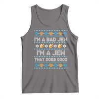 Funny Jewish Hanukkah Tank Top I Am A Bad Jew I Am A Jew That Does Good - Wonder Print Shop