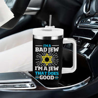 Funny Jewish Tumbler With Handle I Am A Bad Jew I Am A Jew That Does Good - Wonder Print Shop