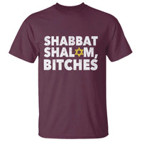 Funny Hanukkah Shabbat Shalom Bitches T Shirt Star Of David - Wonder Print Shop