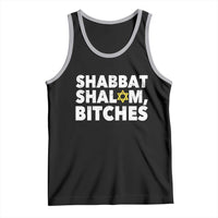 Funny Hanukkah Shabbat Shalom Bitches Tank Top Star Of David - Wonder Print Shop