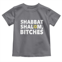 Funny Hanukkah Shabbat Shalom Bitches Toddler T Shirt Star Of David - Wonder Print Shop