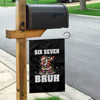 Funny Christmas 67 Six Seven Bruh Garden Flag Dabbing Santa - Wonder Print Shop
