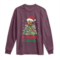 Funny 67 Christmas Long Sleeve Shirt 6 7 Plates Later Xmas Dinner Turkey - Wonder Print Shop