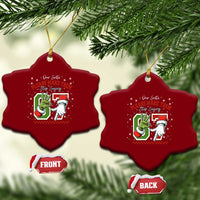 Funny Dear Santa Please Make Them Stop Saying 67 Christmas Ceramic Ornament Six Seven Meme Xmas - Wonder Print Shop