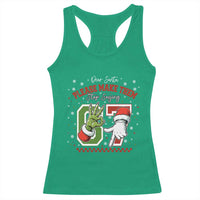 Funny Dear Santa Please Make Them Stop Saying 67 Christmas Racerback Tank Top Six Seven Meme Xmas - Wonder Print Shop