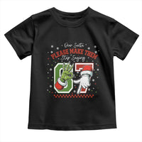 Funny Dear Santa Please Make Them Stop Saying 67 Christmas Toddler T Shirt Six Seven Meme Xmas - Wonder Print Shop