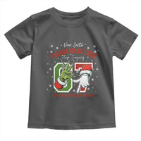 Funny Dear Santa Please Make Them Stop Saying 67 Christmas Toddler T Shirt Six Seven Meme Xmas - Wonder Print Shop