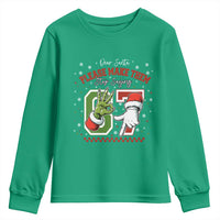 Funny Dear Santa Please Make Them Stop Saying 67 Christmas Youth Sweatshirt Six Seven Meme Xmas - Wonder Print Shop