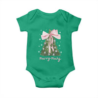 Funny Christmas Mahjong Baby Onesie Merry Mahj Xmas Tree Gambling Chinese Game - Wonder Print Shop