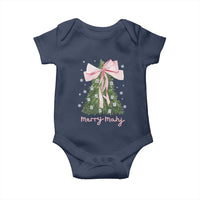 Funny Christmas Mahjong Baby Onesie Merry Mahj Xmas Tree Gambling Chinese Game - Wonder Print Shop