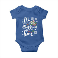 Funny Christmas Mahjong Baby Onesie It Is Mahjong Time Gambling Xmas Chinese Game - Wonder Print Shop