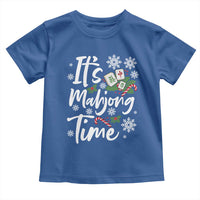 Funny Christmas Mahjong Toddler T Shirt It Is Mahjong Time Gambling Xmas Chinese Game - Wonder Print Shop