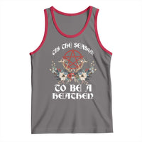 Tis The Season To Be The Heathen Tank Top Pagan Christmas Yule Holiday Pentagram - Wonder Print Shop