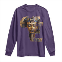 Our History Didn't Start At Slavery Long Sleeve Shirt Black History Month Ancient Egyptian