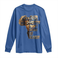 Our History Didn't Start At Slavery Long Sleeve Shirt Black History Month Ancient Egyptian