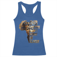 Our History Didn't Start At Slavery Racerback Tank Top Black History Month Ancient Egyptian