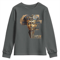 Our History Didn't Start At Slavery Youth Sweatshirt Black History Month Ancient Egyptian