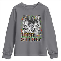 Black Women History Youth Sweatshirt Her Story Black History Month