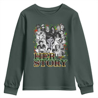 Black Women History Youth Sweatshirt Her Story Black History Month