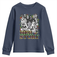 Black Women History Youth Sweatshirt Her Story Black History Month