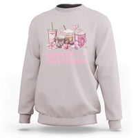 Lovely And Caffeinated Coffee Valentine Sweatshirt