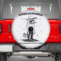 Funny Undiagnosed But Everyone's Pretty Sure Spare Tire Cover Cowboy Racoon