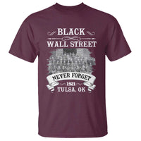 Never Forget Black Wall Street 1921 T Shirt Tulsa Oklahoma Black History Month