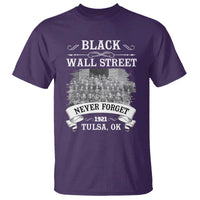Never Forget Black Wall Street 1921 T Shirt Tulsa Oklahoma Black History Month