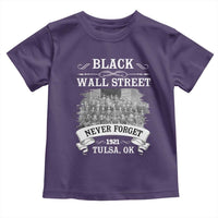 Never Forget Black Wall Street 1921 Toddler T Shirt Tulsa Oklahoma Black History Month