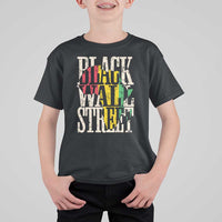 Black Wall Street T Shirt For Kid Tulsa Oklahoma Black History Month Africa Map