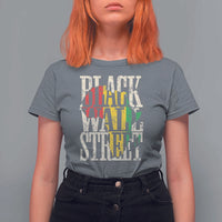 Black Wall Street T Shirt For Women Tulsa Oklahoma Black History Month Africa Map