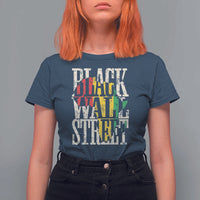 Black Wall Street T Shirt For Women Tulsa Oklahoma Black History Month Africa Map