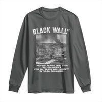 Black Wall Street First Bombs Long Sleeve Shirt Tulsa Oklahoma Black History Month
