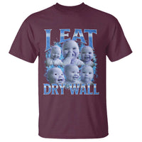 Funny AI Baby Meme Laughing T Shirt I Eat Dry Wall Baby Brainrot - Wonder Print Shop