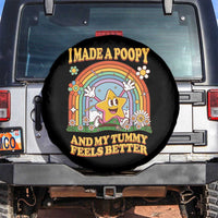 I Made A Poopy And My Tummy Feels Better Spare Tire Cover Funny Inappropriate Vacation Swap Adult - Wonder Print Shop