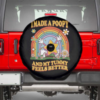 I Made A Poopy And My Tummy Feels Better Spare Tire Cover Funny Inappropriate Vacation Swap Adult - Wonder Print Shop